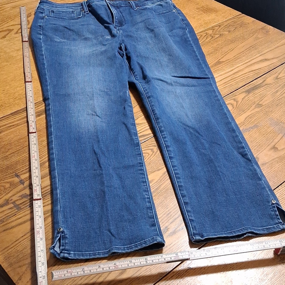 NYDJ Jeans 12 Womens BLUE Denim Pants Preowned Used